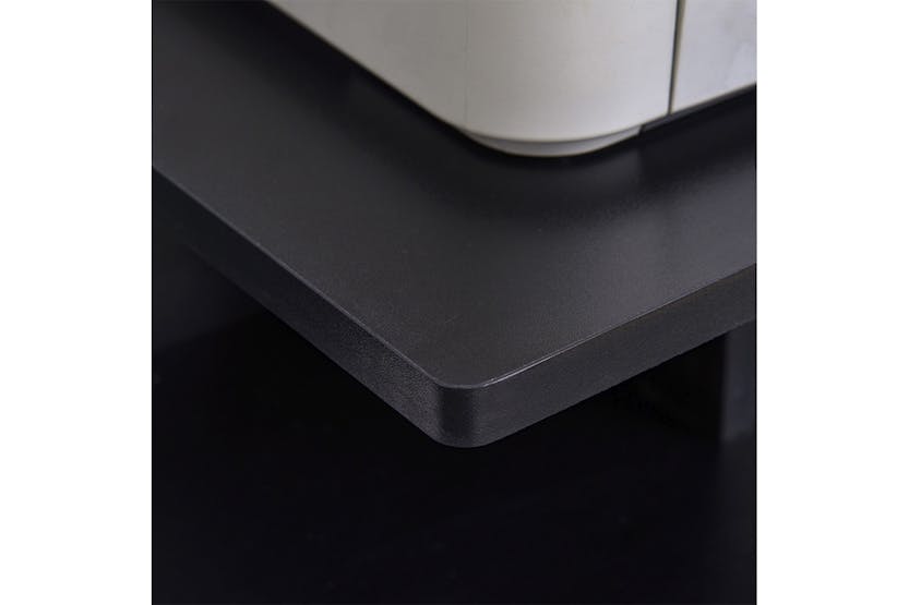 Homcom Computer Desk with Sliding Keyboard Tray & Storage Drawer | Black Homcom Computer Desk with Sliding Keyboard Tray & Storage Drawer | Black