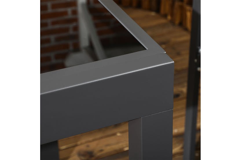 Outsunny Extending Garden Table | Black Outsunny Extending Garden Table | Black