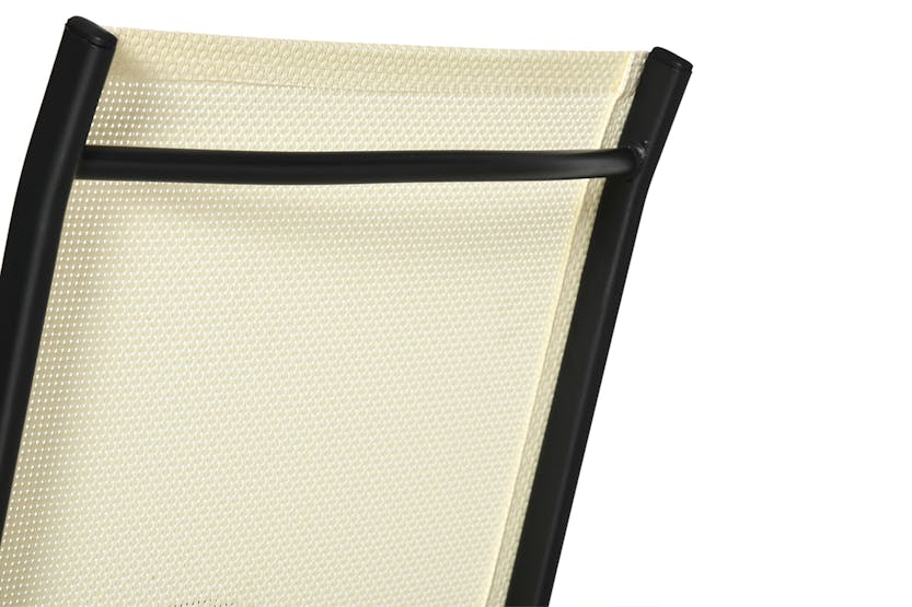 Outsunny Folding Garden Chairs | Beige Outsunny Folding Garden Chairs | Beige