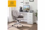 Vinsetto Swivel Desk Chair | Light Grey Vinsetto Swivel Desk Chair | Light Grey