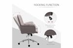 Vinsetto Swivel Desk Chair | Light Grey Vinsetto Swivel Desk Chair | Light Grey