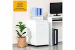 Homcom Vinsetto Filing Cabinet | White Homcom Vinsetto Filing Cabinet | White