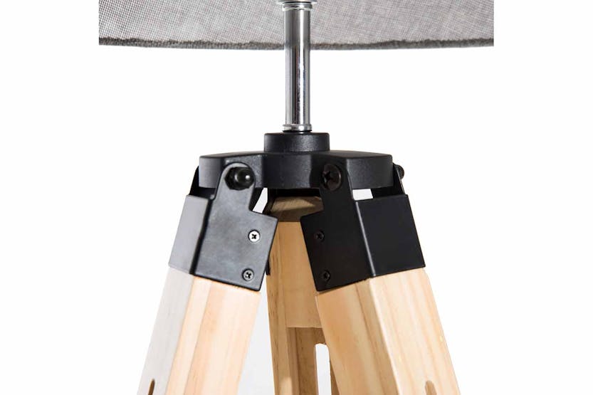 Homcom | Tripod Floor Lamp | Natural/Grey Homcom | Tripod Floor Lamp | Natural/Grey