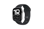 Apple Watch Series 10 | 42mm | Jet Black Aluminium Case Black Sport Band M/L Apple Watch Series 10 | 42mm | Jet Black Aluminium Case Black Sport Band M/L