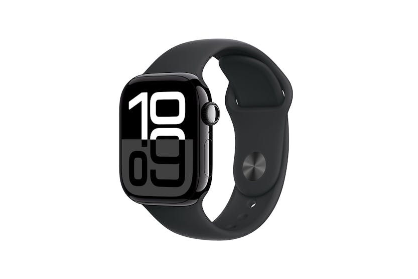 Apple Watch Series 10 | 42mm | Jet Black Aluminium Case Black Sport Band M/L Apple Watch Series 10 | 42mm | Jet Black Aluminium Case Black Sport Band M/L