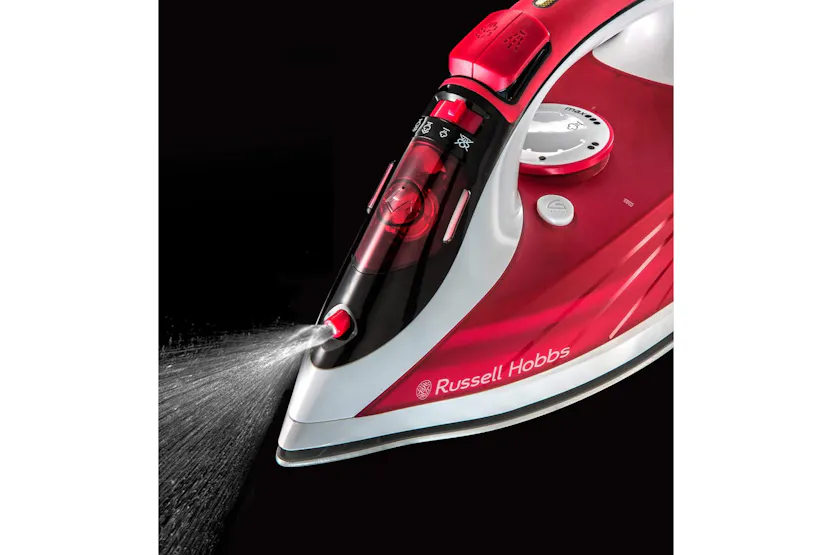 Russell Hobbs 2600W Ultra Steam Pro Iron | 23990 | Red Russell Hobbs 2600W Ultra Steam Pro Iron | 23990 | Red