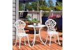 Outsunny Bistro Set | White Outsunny Bistro Set | White