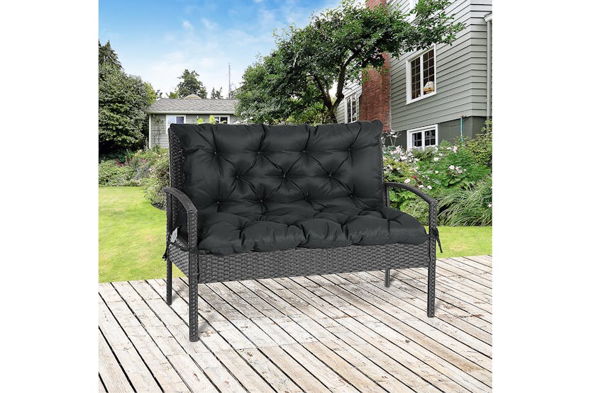 Outsunny 2 Seater Bench Cushion | Dark Grey Outsunny 2 Seater Bench Cushion | Dark Grey