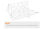 Outsunny 2 Seater Bench Cushion | Dark Grey Outsunny 2 Seater Bench Cushion | Dark Grey