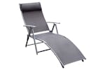 Outsunny Sun Lounge Chair | Grey Outsunny Sun Lounge Chair | Grey