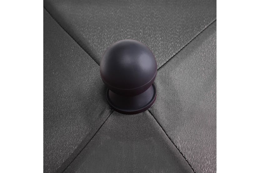 Outsunny Aluminium Sun Umbrella Parasol | Grey Outsunny Aluminium Sun Umbrella Parasol | Grey