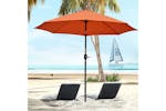 Outsunny 2.6m Patio Sun Umbrella Parasol | Orange/Black Outsunny 2.6m Patio Sun Umbrella Parasol | Orange/Black
