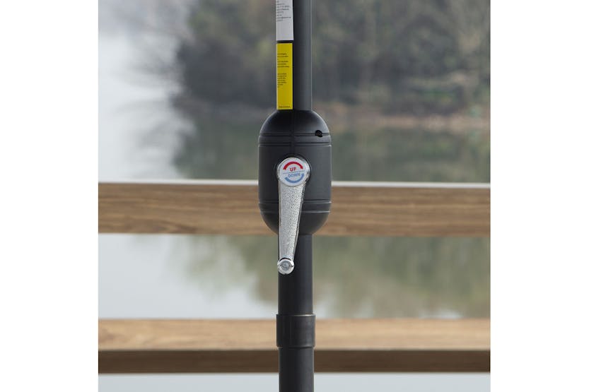 Outsunny 2.6m Patio Sun Umbrella Parasol | Orange/Black Outsunny 2.6m Patio Sun Umbrella Parasol | Orange/Black