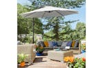 Outsunny Garden Cantilever Umbrella | Off-White Outsunny Garden Cantilever Umbrella | Off-White