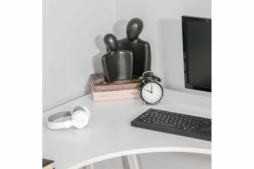 Homcom Home Office Desk | Storage Drawer | White Homcom Home Office Desk | Storage Drawer | White