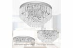 Homcom | Dining Room Ceiling Light | Silver/Clear Homcom | Dining Room Ceiling Light | Silver/Clear