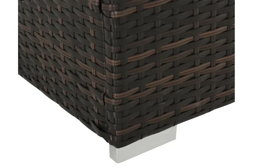 Outsunny Sun Lounger Single Adjustable Recliner Day Bed | Brown/Cream White Outsunny Sun Lounger Single Adjustable Recliner Day Bed | Brown/Cream White