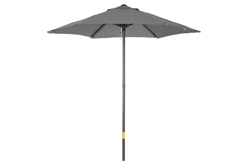 Outsunny Outdoor Garden Parasol Umbrella | Dark Grey Outsunny Outdoor Garden Parasol Umbrella | Dark Grey