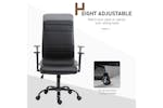 Vinsetto High Back Desk Chair | Black Vinsetto High Back Desk Chair | Black