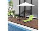 Outsunny Garden Lounger | Light Green Outsunny Garden Lounger | Light Green