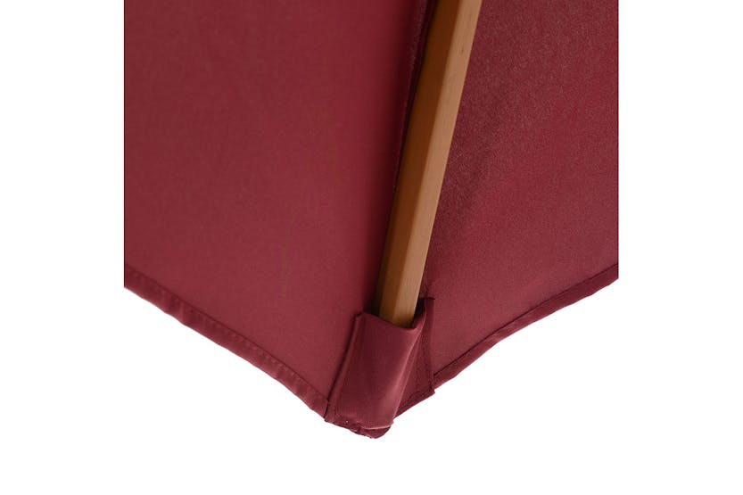 Outsunny 2.5m Parasol Umbrella | Wine Red Outsunny 2.5m Parasol Umbrella | Wine Red