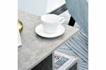 Homcom Side Tables for Bedroom | Cement colour Homcom Side Tables for Bedroom | Cement colour