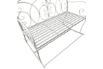 Outsunny 2-Seater Iron Rocking Chair | Milk White Outsunny 2-Seater Iron Rocking Chair | Milk White