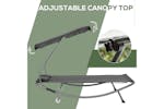 Outsunny Double Hammock Sun Lounger | Grey Outsunny Double Hammock Sun Lounger | Grey