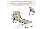 Outsunny Folding Sun Lounger | Multi Outsunny Folding Sun Lounger | Multi
