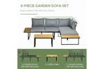 Outsunny Outdoor Patio Furniture Set with Cushions | Dark Grey/Light Grey Outsunny Outdoor Patio Furniture Set with Cushions | Dark Grey/Light Grey