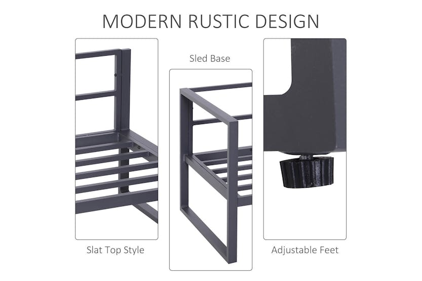 Outsunny Sectional Sofa Set with Cushions & Coffee Table | Grey | 6 Piece Outsunny Sectional Sofa Set with Cushions & Coffee Table | Grey | 6 Piece