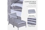 Outsunny Garden Furniture Set | Grey/White Outsunny Garden Furniture Set | Grey/White
