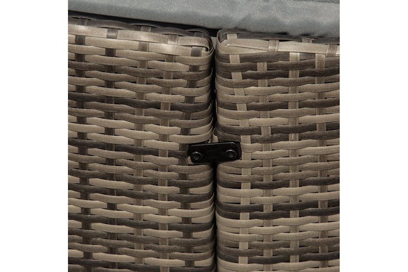 Outsunny Patio Round Daybed Furniture Set | Grey Outsunny Patio Round Daybed Furniture Set | Grey