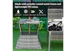 Outsunny Rattan Bistro Side Table with Umbrella Hole | Mixed Grey Outsunny Rattan Bistro Side Table with Umbrella Hole | Mixed Grey