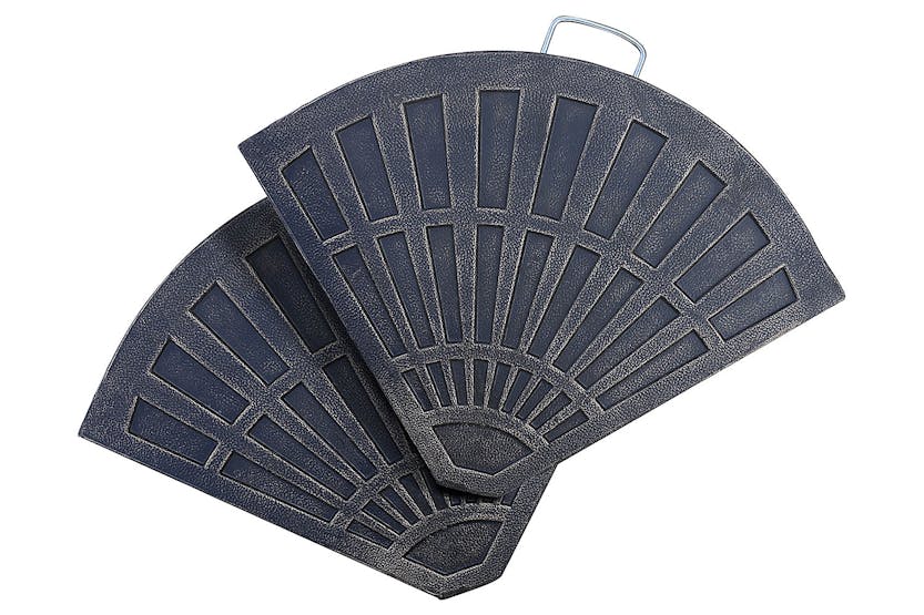 Outsunny Umbrella Patio Stand Holder | bronze | 2 Pieces Outsunny Umbrella Patio Stand Holder | bronze | 2 Pieces