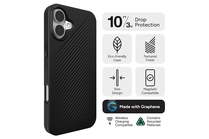 Zagg Luxe Snap iPhone 16 MagSafe Case | Black Zagg Luxe Snap iPhone 16 MagSafe Case | Black