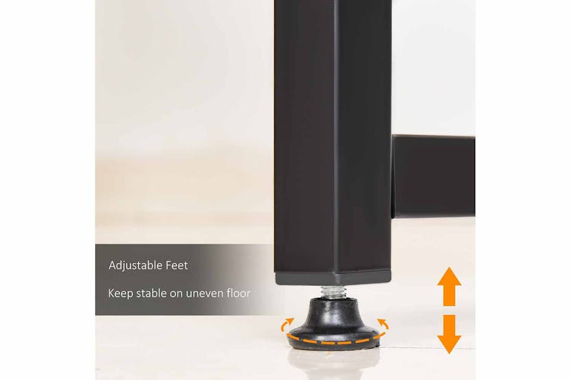 Homcom Rectangle Desk | Black Homcom Rectangle Desk | Black