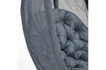Outsunny Hanging Egg Chair with Cushion | Black/Grey Outsunny Hanging Egg Chair with Cushion | Black/Grey