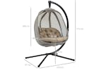 Outsunny Hanging Egg Chair with Cushion | Multi Outsunny Hanging Egg Chair with Cushion | Multi
