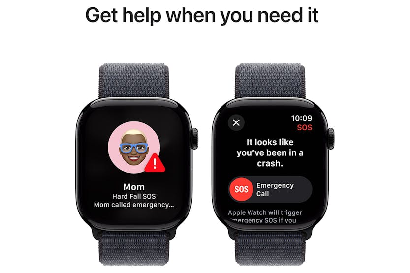 Apple Watch Series 10 GPS | 46mm | Jet Black Aluminium Case with Ink Sport Loop Apple Watch Series 10 GPS | 46mm | Jet Black Aluminium Case with Ink Sport Loop