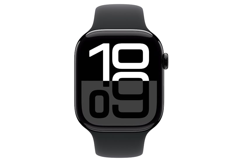 Apple Watch Series 10 GPS + Cellular | 46mm | Jet Black Aluminium Case with Black Sport Band M/L Apple Watch Series 10 GPS + Cellular | 46mm | Jet Black Aluminium Case with Black Sport Band M/L