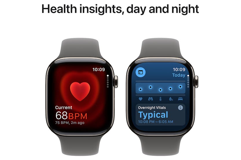 Apple Watch Series 10 GPS + Cellular | 46mm | Natural Titanium Case with Stone Grey Sport Band M/L Apple Watch Series 10 GPS + Cellular | 46mm | Natural Titanium Case with Stone Grey Sport Band M/L