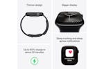 Apple Watch Series 10 GPS + Cellular | 46mm | Slate Titanium Case with Black Sport Band M/L Apple Watch Series 10 GPS + Cellular | 46mm | Slate Titanium Case with Black Sport Band M/L