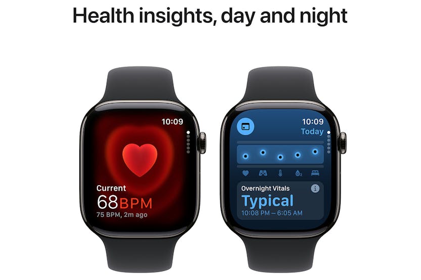 Apple Watch Series 10 GPS + Cellular | 46mm | Slate Titanium Case with Black Sport Band M/L Apple Watch Series 10 GPS + Cellular | 46mm | Slate Titanium Case with Black Sport Band M/L