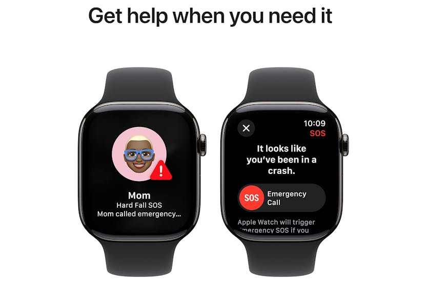 Apple Watch Series 10 GPS + Cellular | 46mm | Slate Titanium Case with Black Sport Band S/M Apple Watch Series 10 GPS + Cellular | 46mm | Slate Titanium Case with Black Sport Band S/M