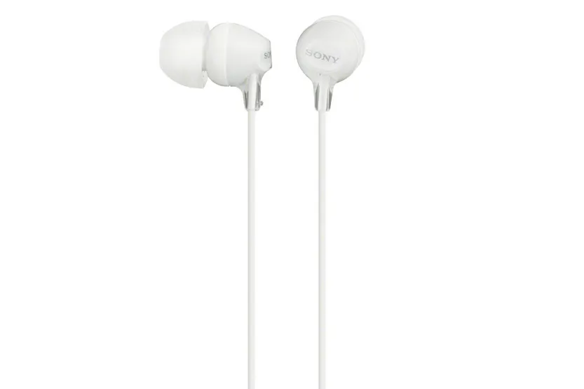Sony MDR-EX15AP In-Ear Headphones | White Sony MDR-EX15AP In-Ear Headphones | White