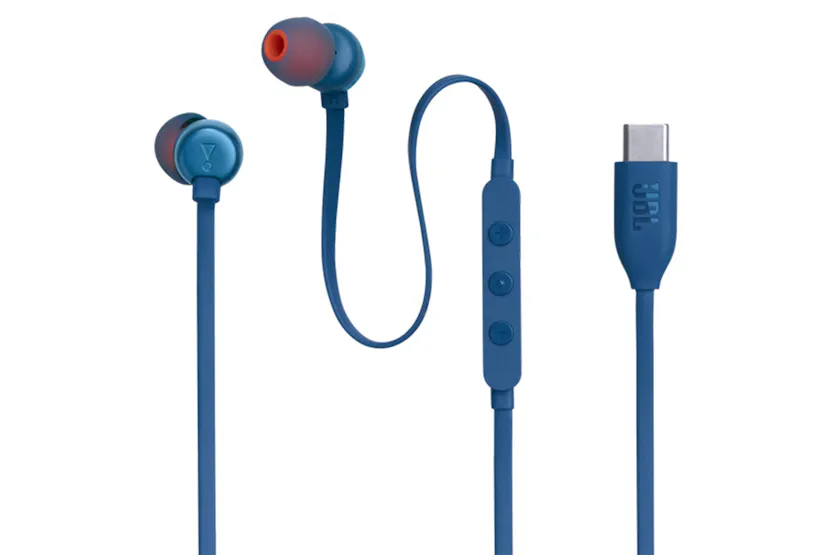 JBL Tune 310C USB-C In-Ear Earphones | Blue JBL Tune 310C USB-C In-Ear Earphones | Blue
