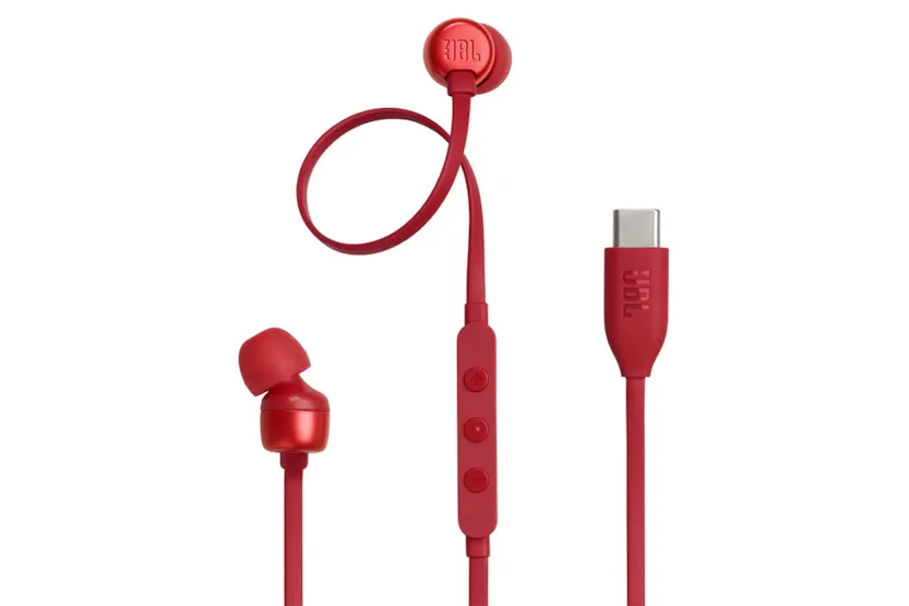 JBL Tune 310C USB-C In-Ear Earphones | Red JBL Tune 310C USB-C In-Ear Earphones | Red