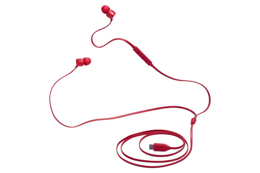JBL Tune 310C USB-C In-Ear Earphones | Red JBL Tune 310C USB-C In-Ear Earphones | Red