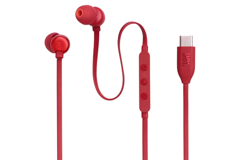 JBL Tune 310C USB-C In-Ear Earphones | Red JBL Tune 310C USB-C In-Ear Earphones | Red